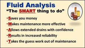 Fluid Analysis is a the smart thing to do